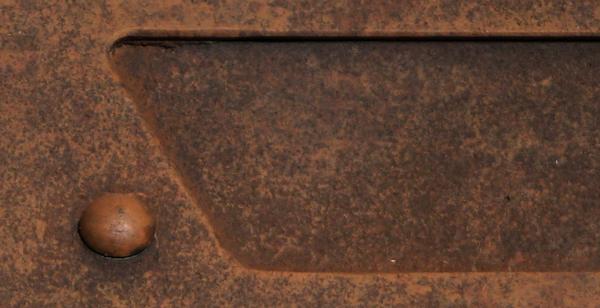Rust Heavy Metal Textured Slatwall